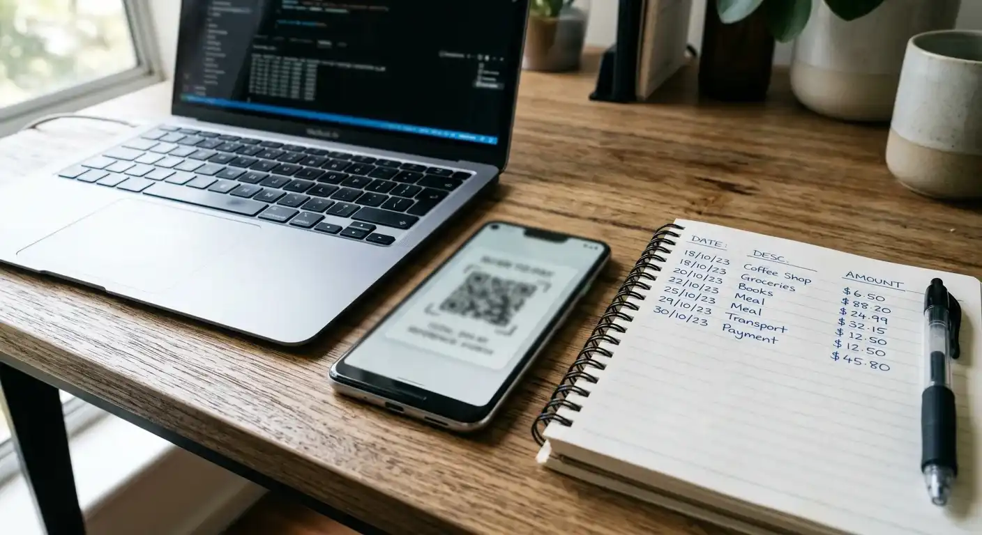 Wallet-Transaktion mit QR-Code und neutralem Zahlungsprotokoll