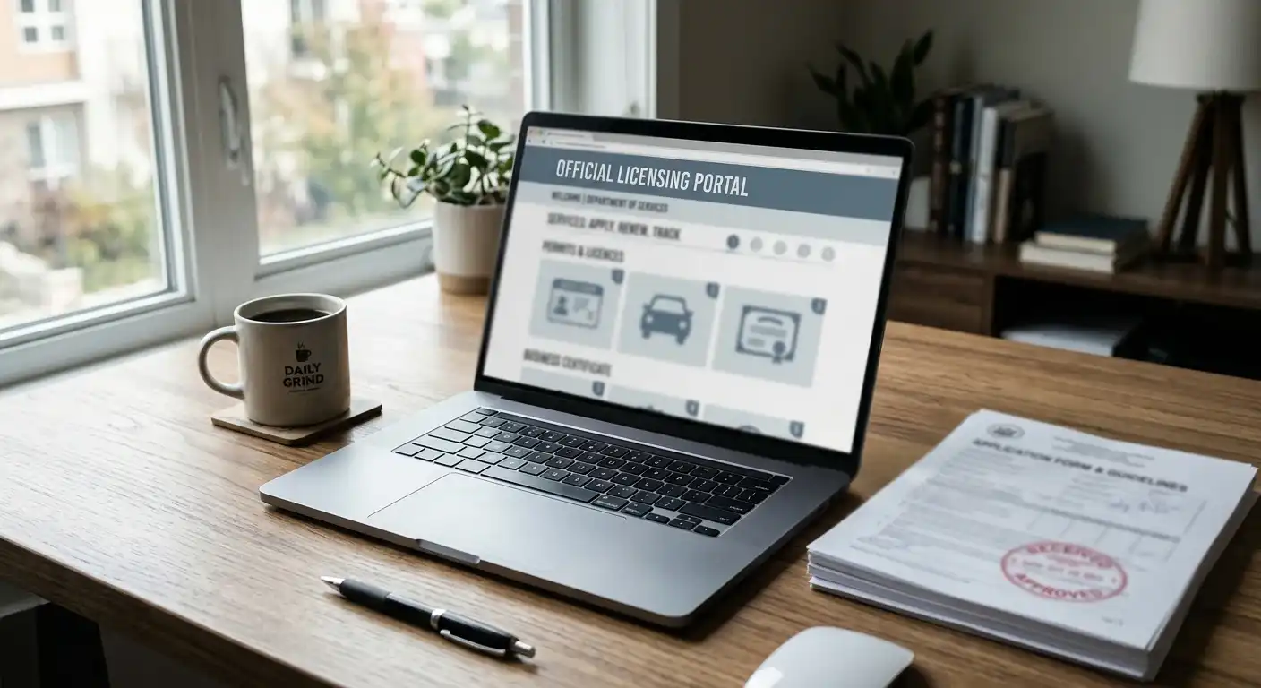 Übersicht einer behördlichen Webseite mit Lizenzsymbolen und Hinweisen auf Einzahlungslimits