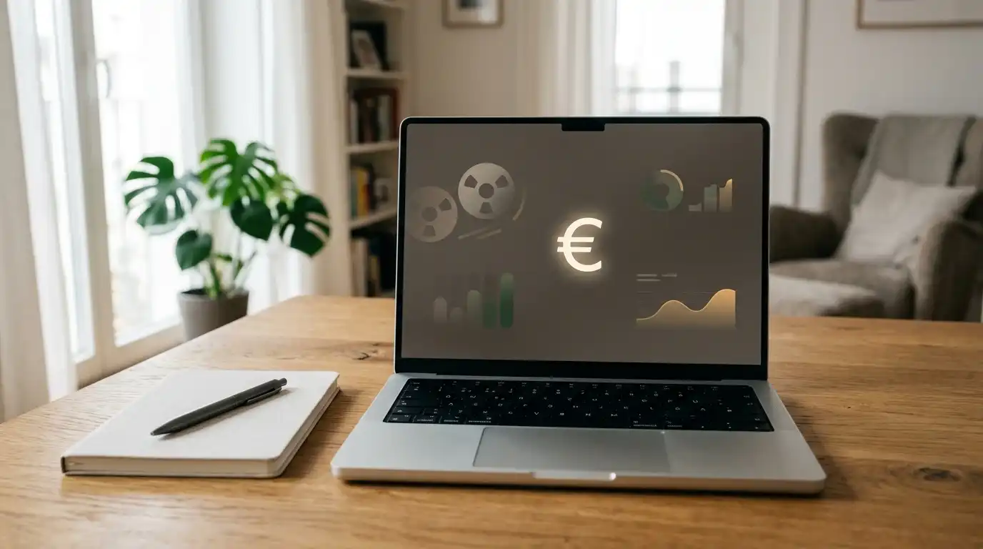Casino Bonus ohne Einzahlung sofort auf dem Bildschirm eines Notebooks