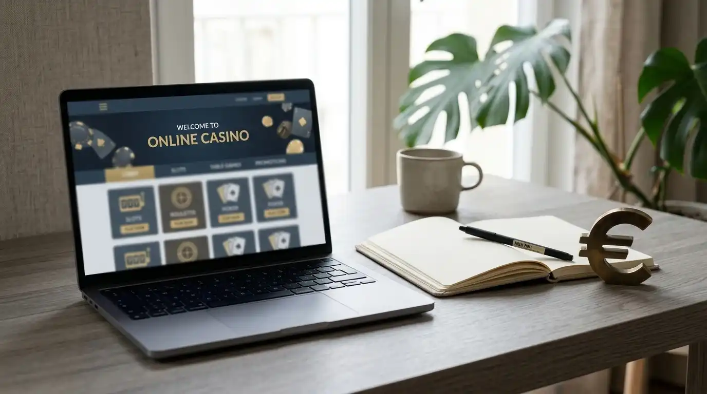 Online-Casino mit 20 € Mindesteinzahlung und neutralem Laptop-Arbeitsplatz